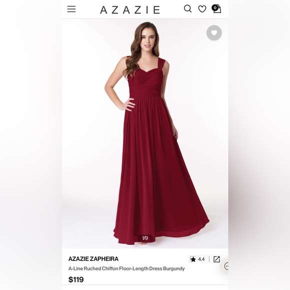 Azazie Zapheira Bridesmaid Dress - Picture 1 of 4